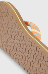 Ditsy Sun Sandals Funky Peach Swirly