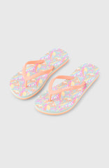 Profile Graphic Sandals Green Wmns Tropicana
