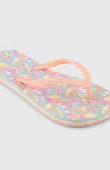 Profile Graphic Sandals Green Wmns Tropicana
