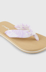 Ditsy Sun Sandals Purple Island Sky