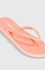 Profile Logo Sandals Coral Pink