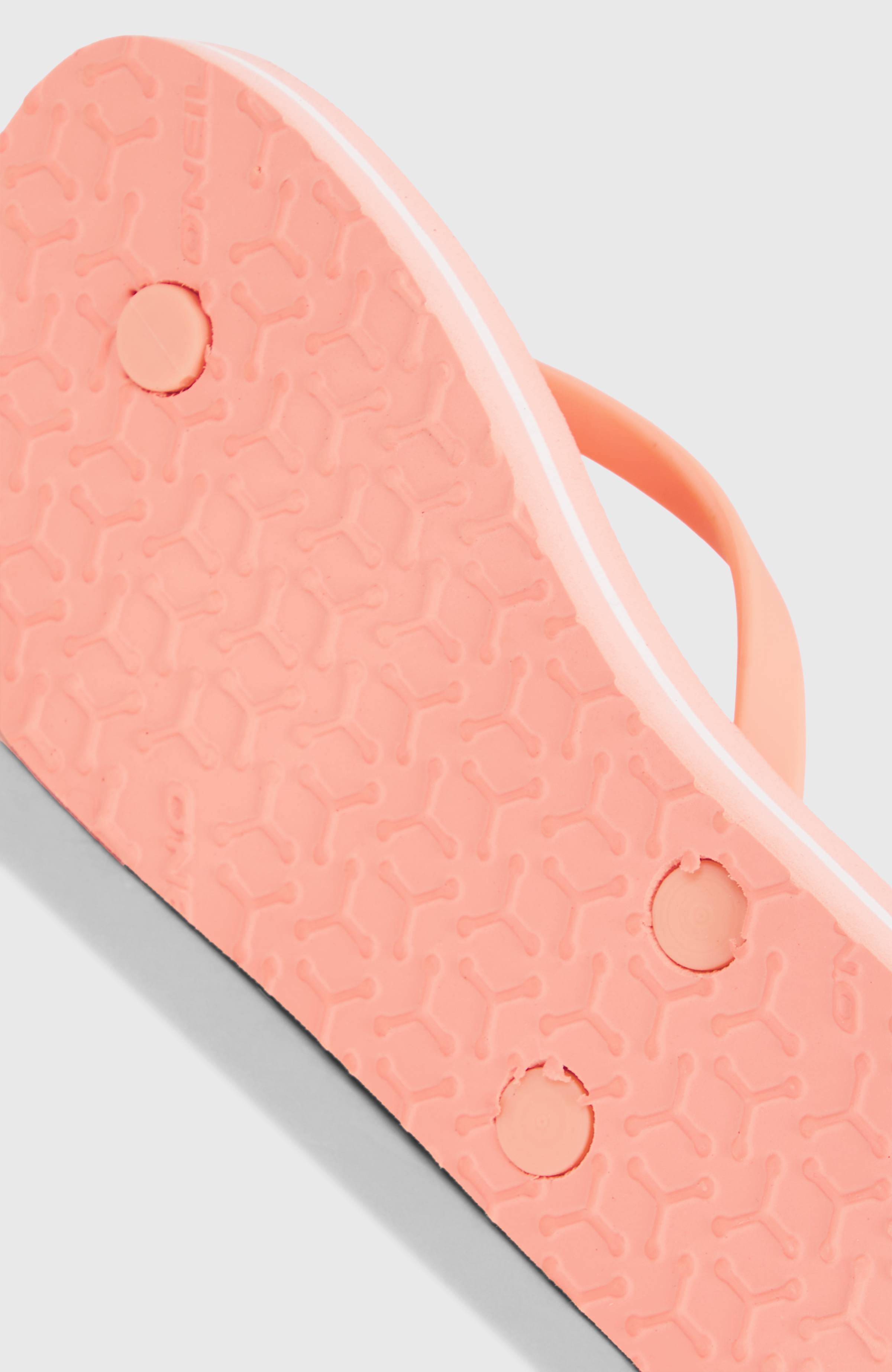 Profile Logo Sandals Coral Pink