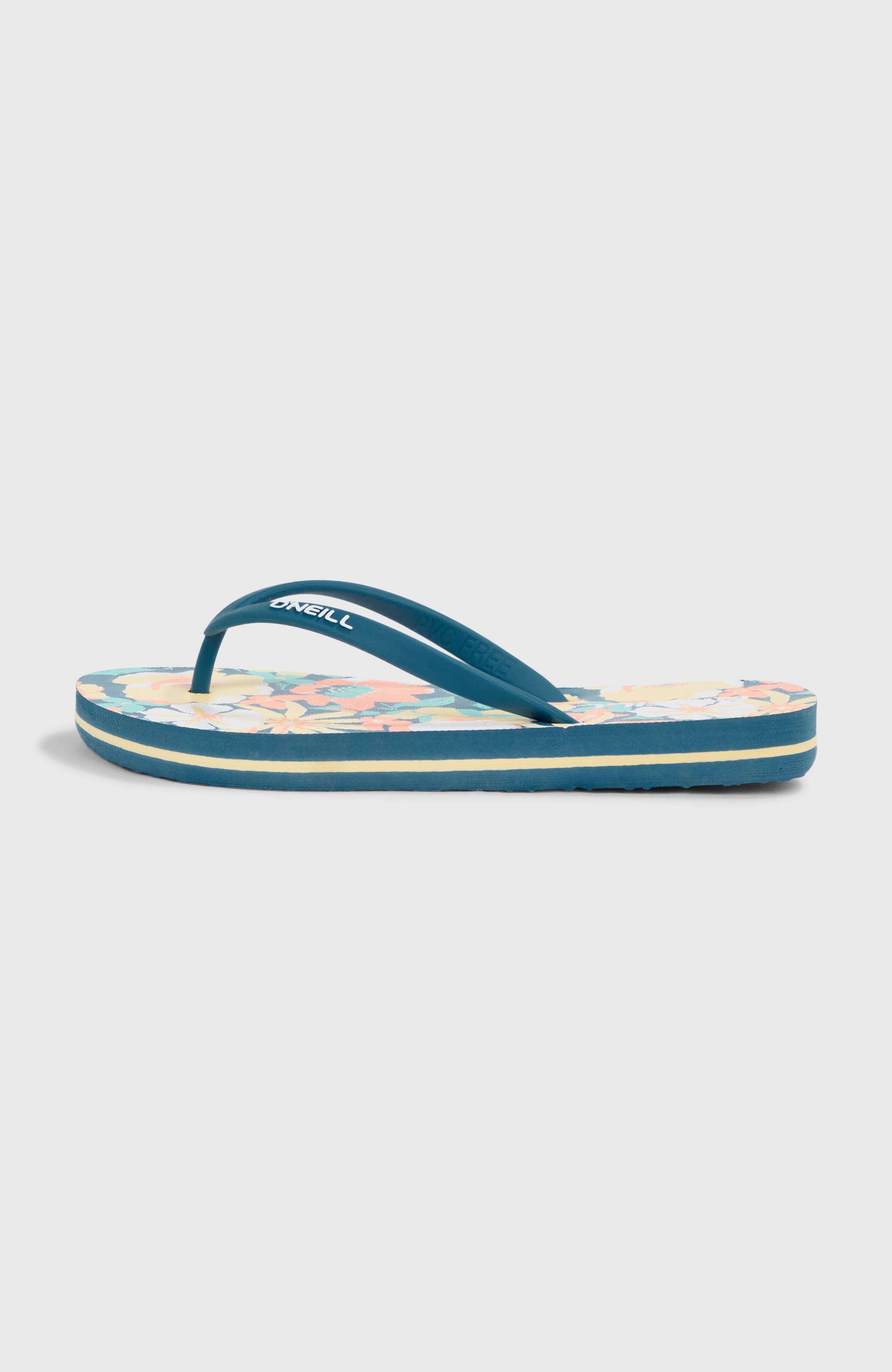 Profile Graphic Sandals Blue Santa Monica