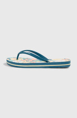 Profile Graphic Sandals Blue Santa Monica