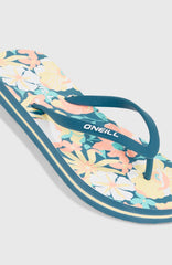 Profile Graphic Sandals Blue Santa Monica