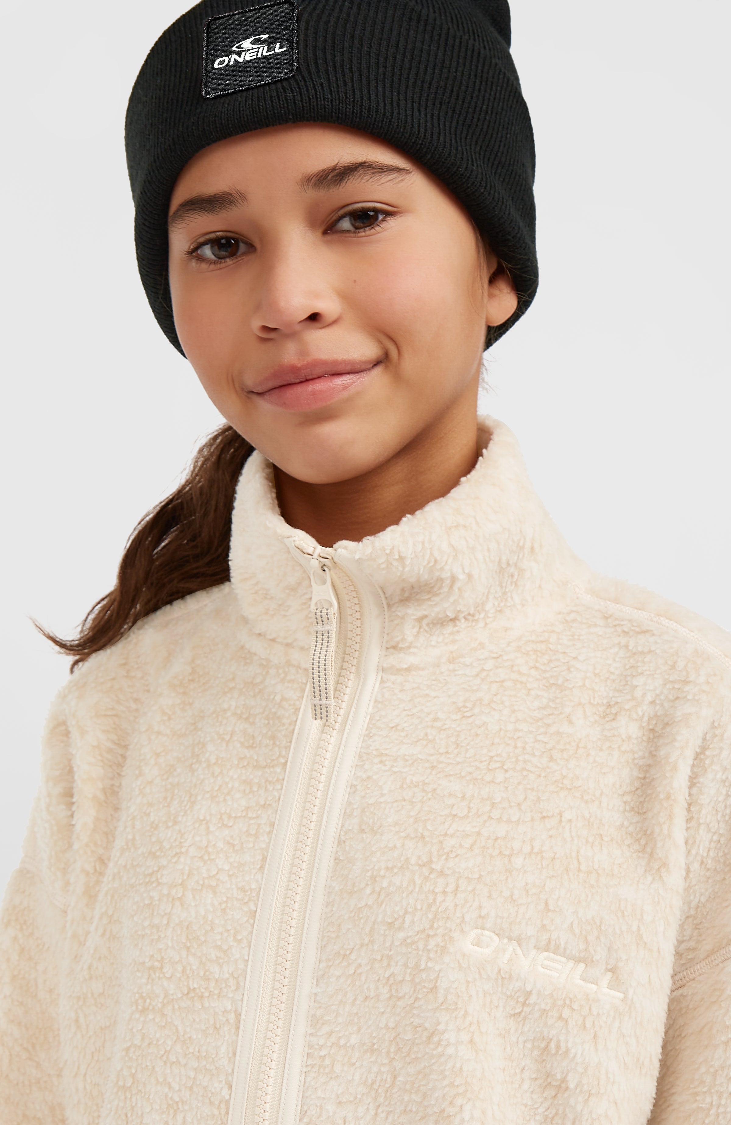 High-Pile Full-Zip Fleece Macaron Animalica