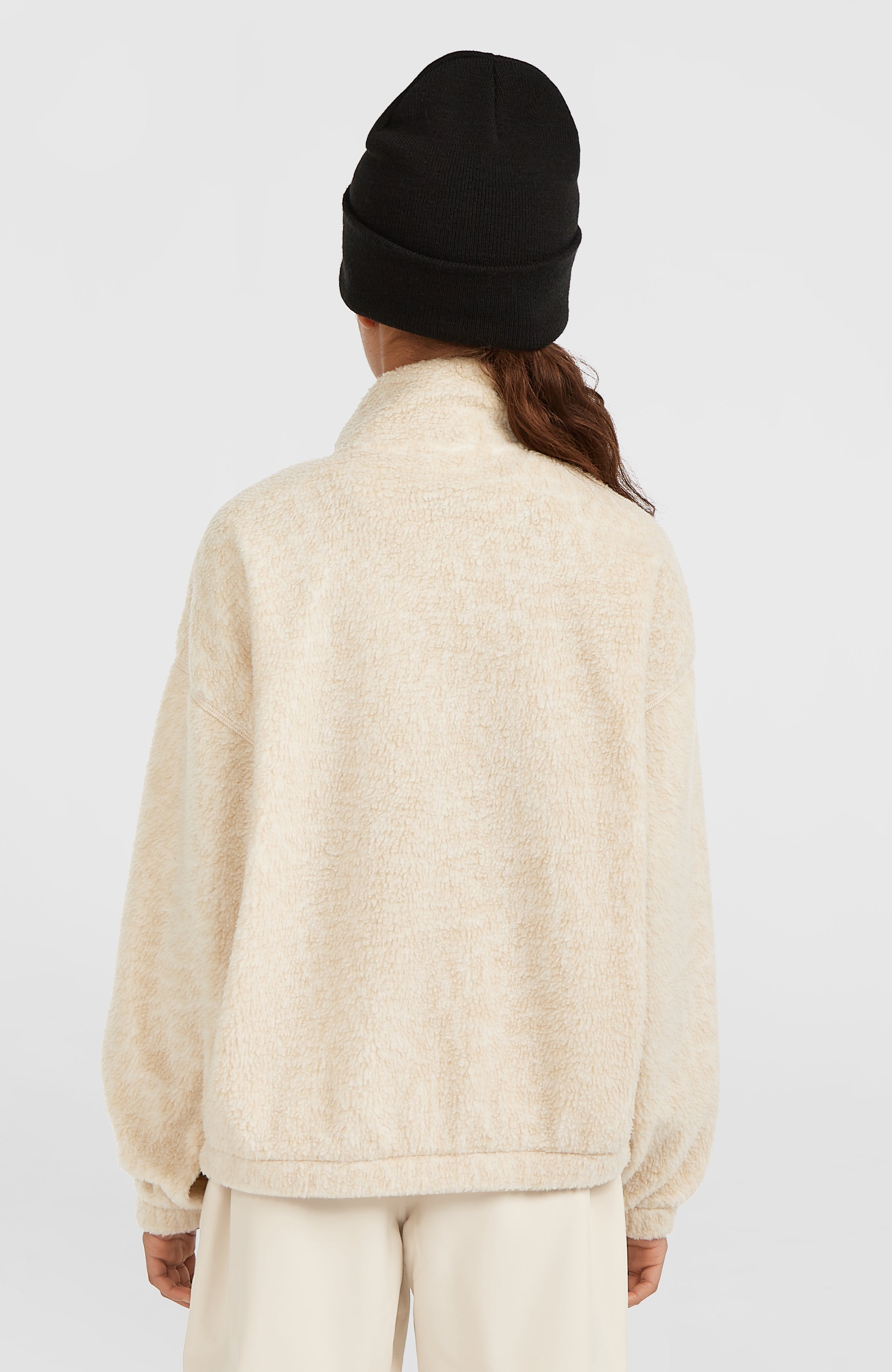 High-Pile Full-Zip Fleece Macaron Animalica