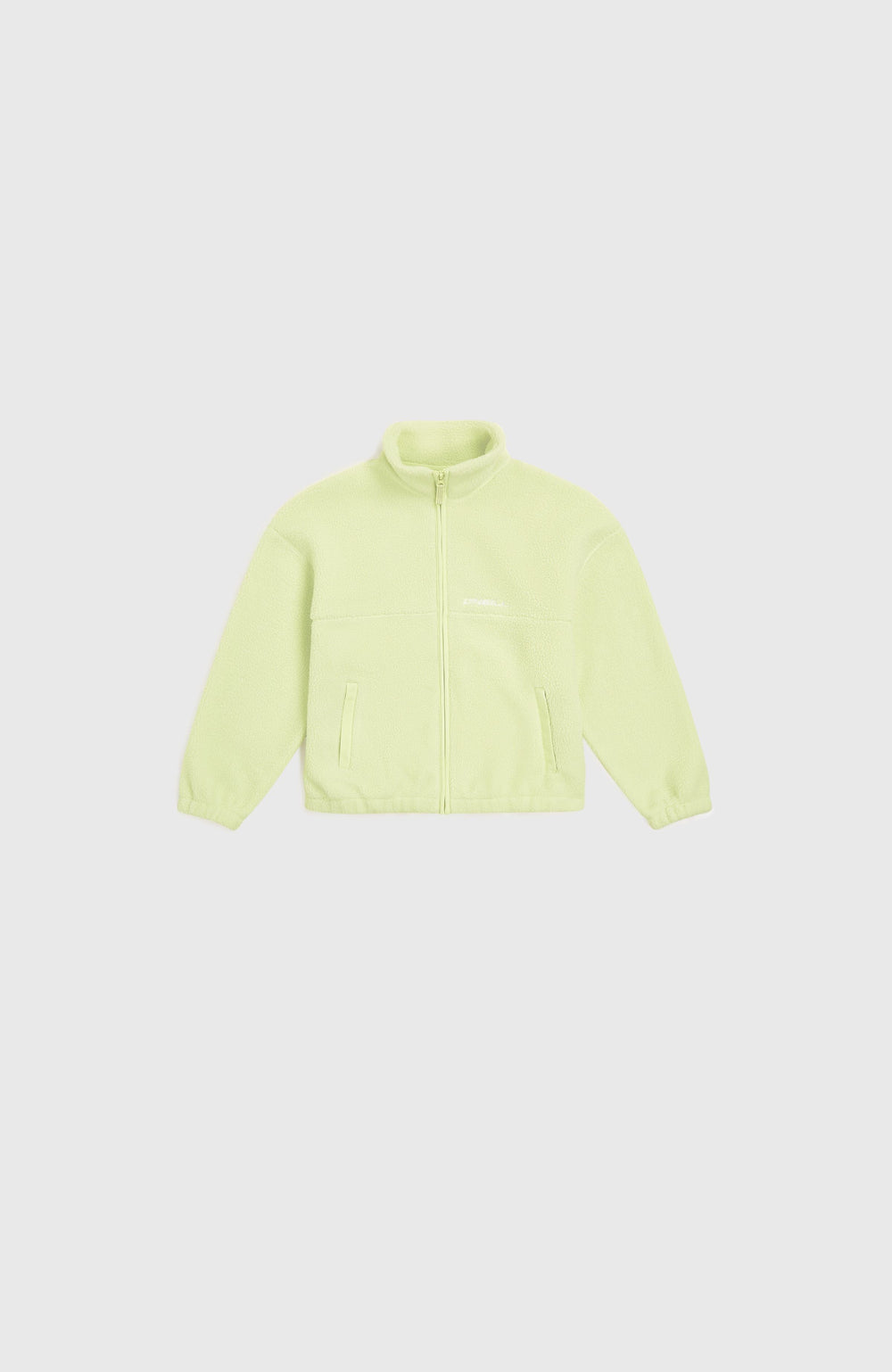 High-Pile Full-Zip Fleece Lime Wash