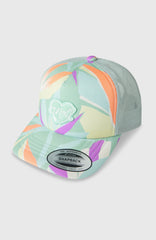 O'Neill Summer Camp Trucker Cap Green Wmns Tropicana