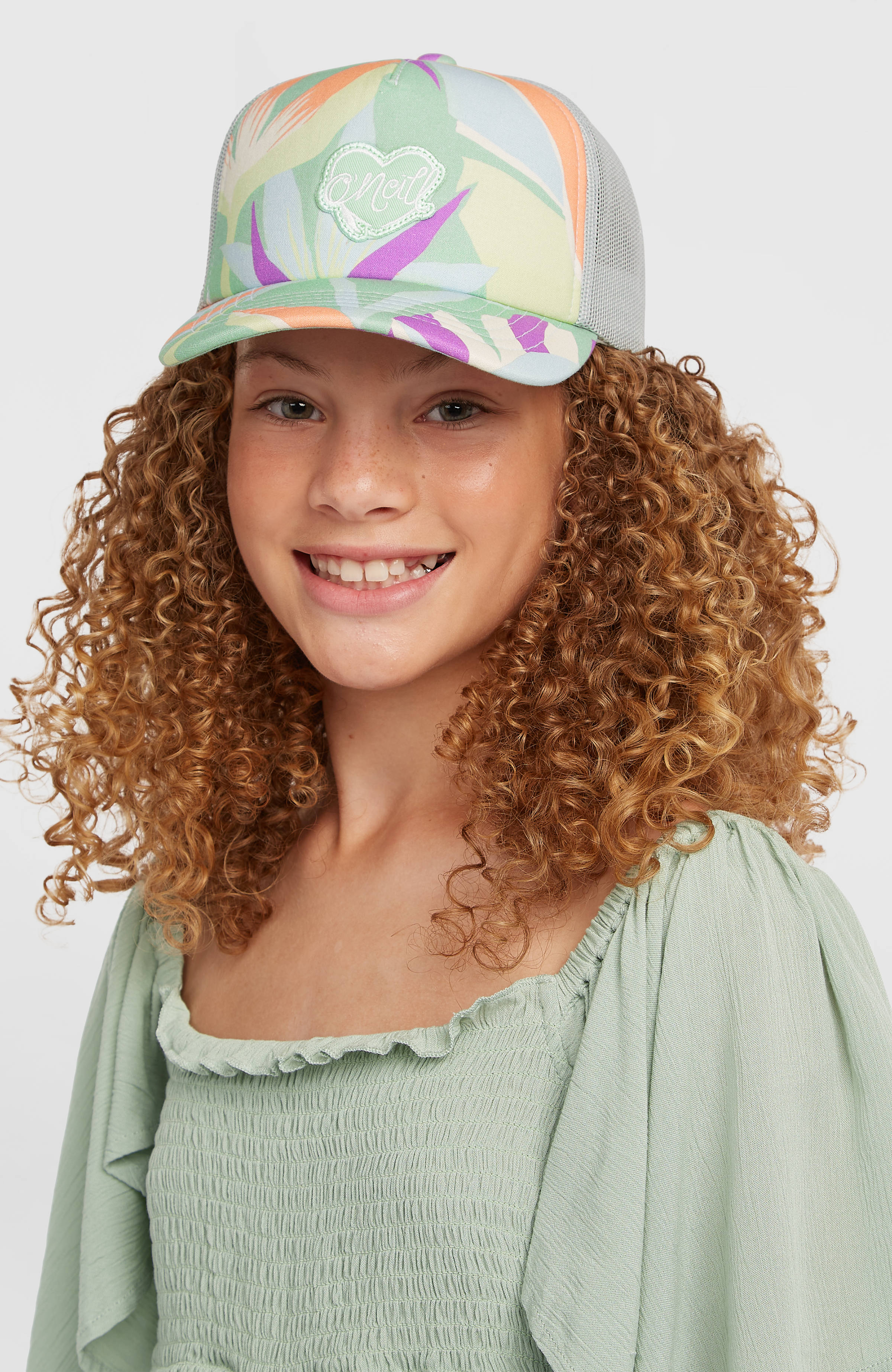 O'Neill Summer Camp Trucker Cap Green Wmns Tropicana