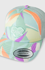 O'Neill Summer Camp Trucker Cap Green Wmns Tropicana