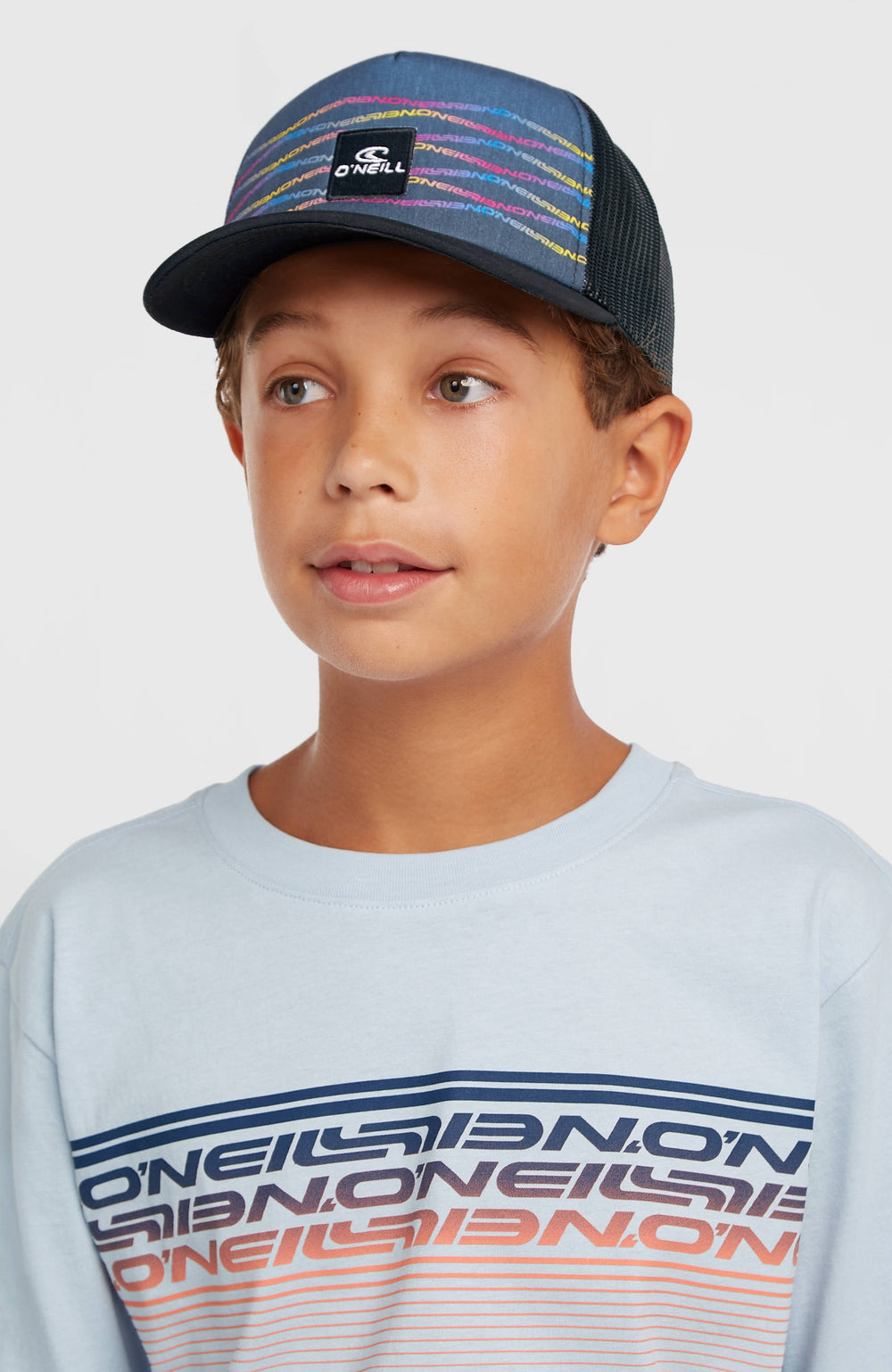O'Neill Summer Camp Trucker Cap Boys Blue Heritage Flip