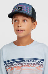 O'Neill Summer Camp Trucker Cap Boys Blue Heritage Flip