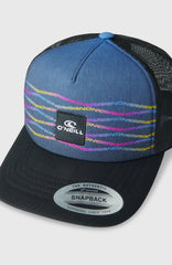O'Neill Summer Camp Trucker Cap Boys Blue Heritage Flip