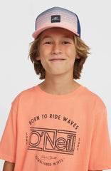 O'Neill Summer Camp Trucker Cap Boys Pink Heritage O'Neill
