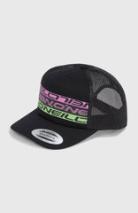 Flood Trucker Cap Black Upside Down
