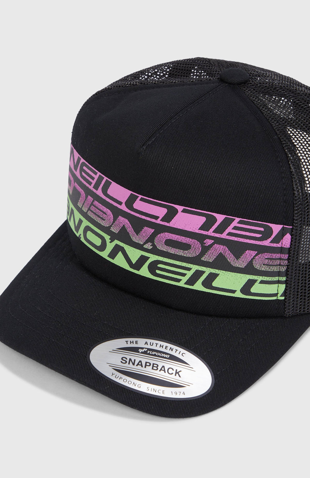 Flood Trucker Cap Black Upside Down