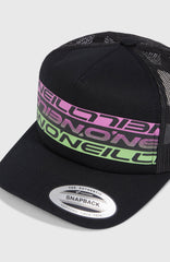 Flood Trucker Cap Black Upside Down