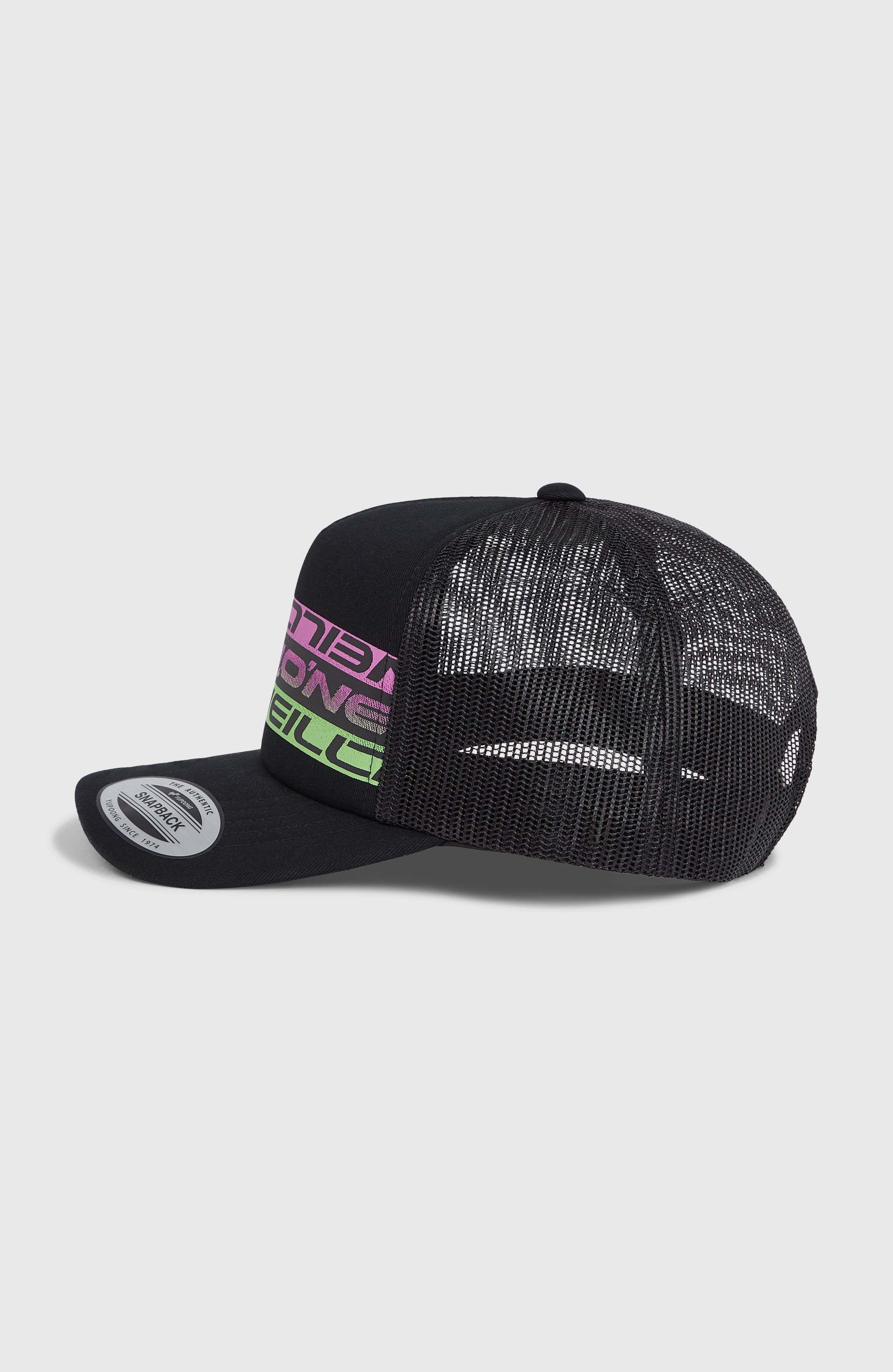 Flood Trucker Cap Black Upside Down