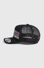 Flood Trucker Cap Black Upside Down