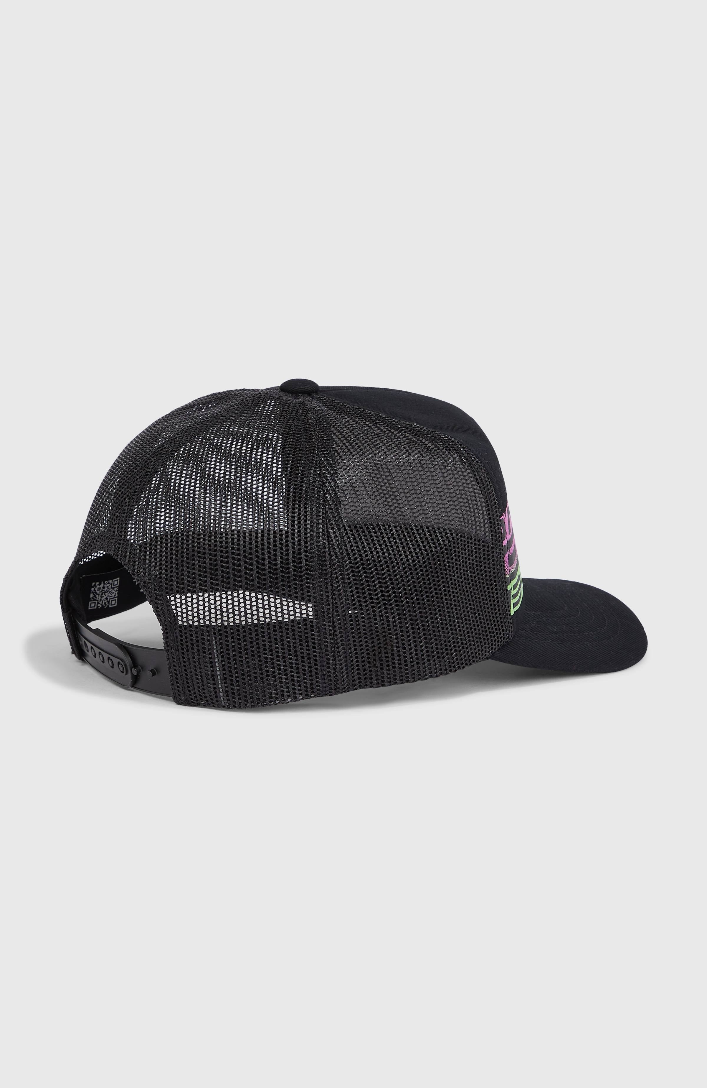 Flood Trucker Cap Black Upside Down