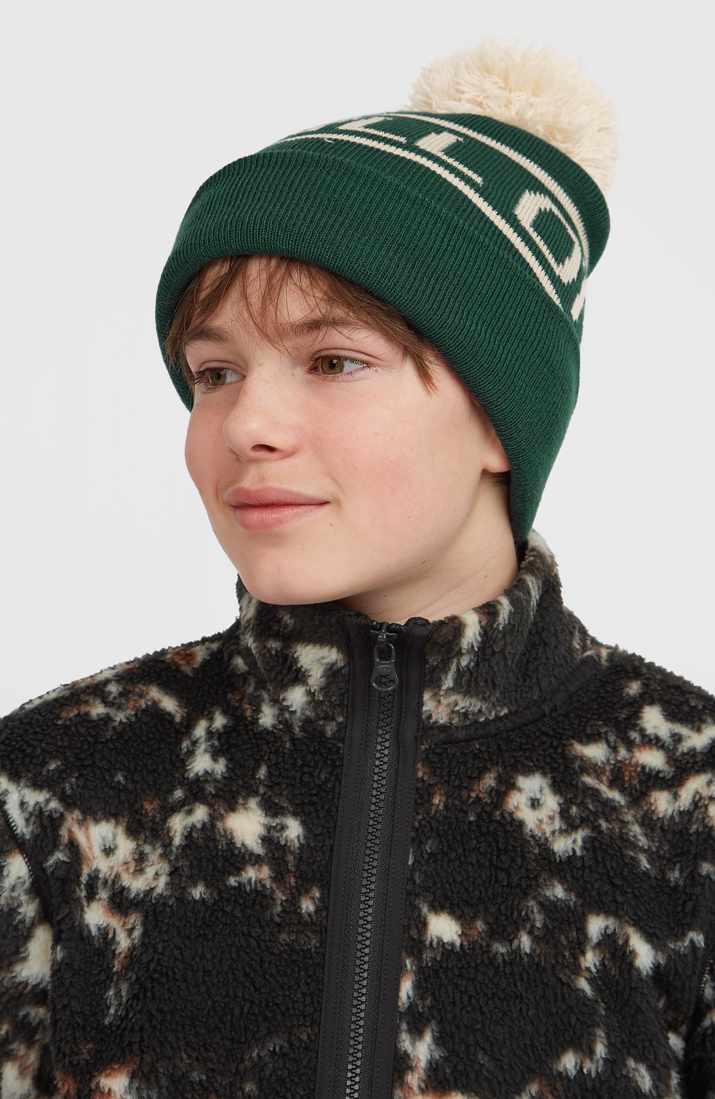 Powder Beanie Emerald Envy Colour Block