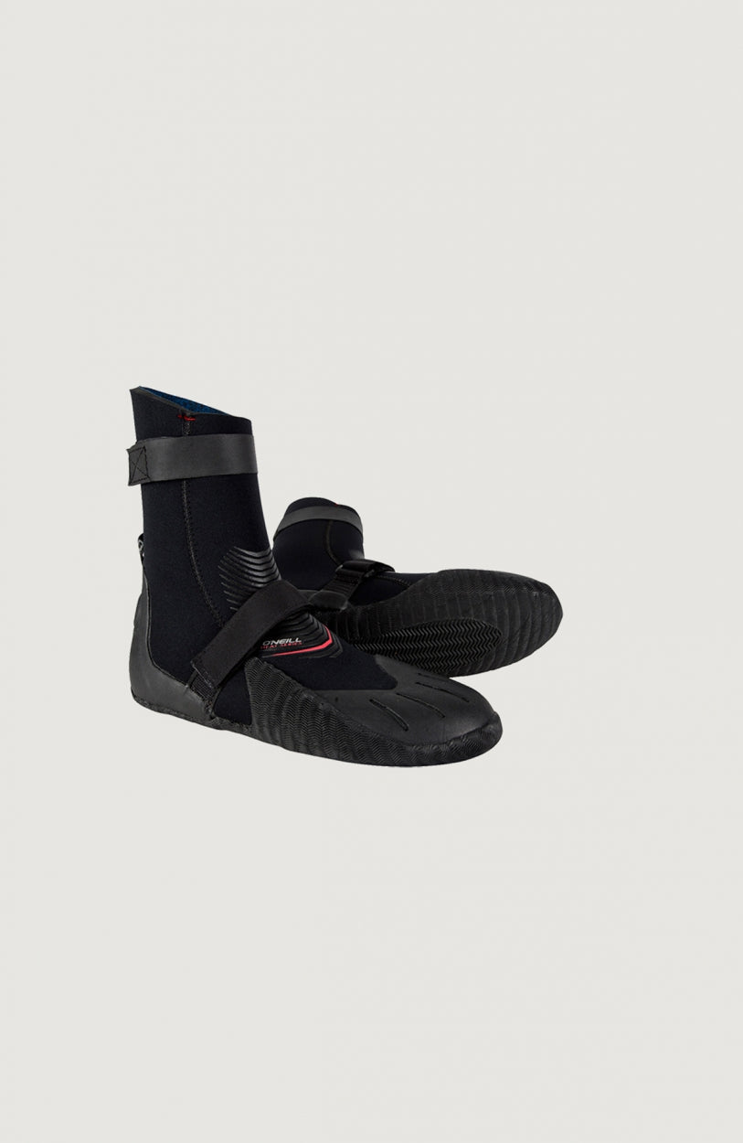 Heat 7mm Round Toe Boot Black