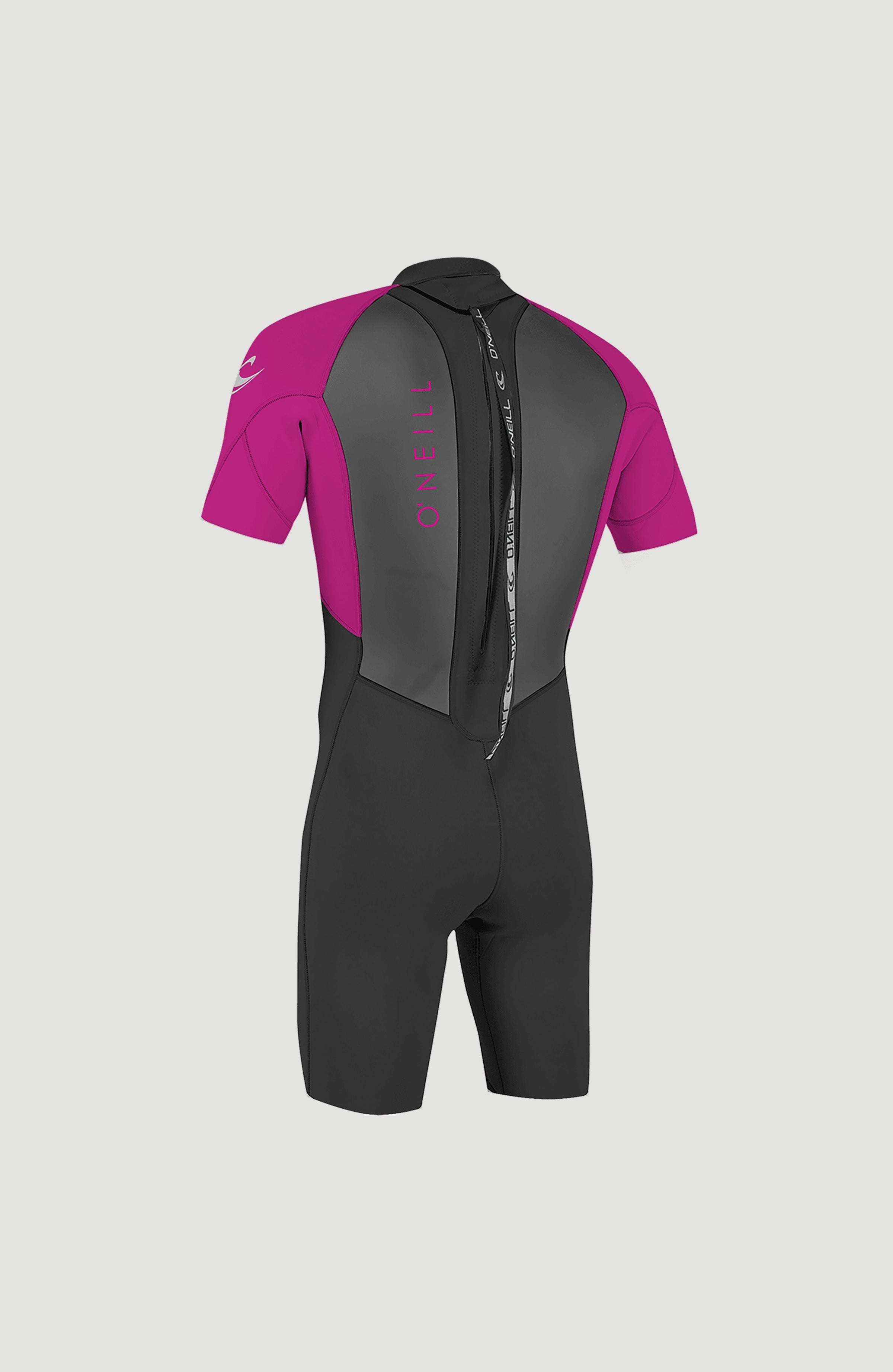 O'Neill Reactor-2 2mm Back Zip Shortsleeve Spring Wetsuit Youth – O'Neill BLK/BERRY
